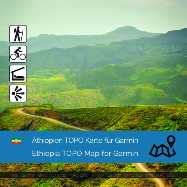 Download topographic map Ethiopia for Garmin | Garmin WorldMaps