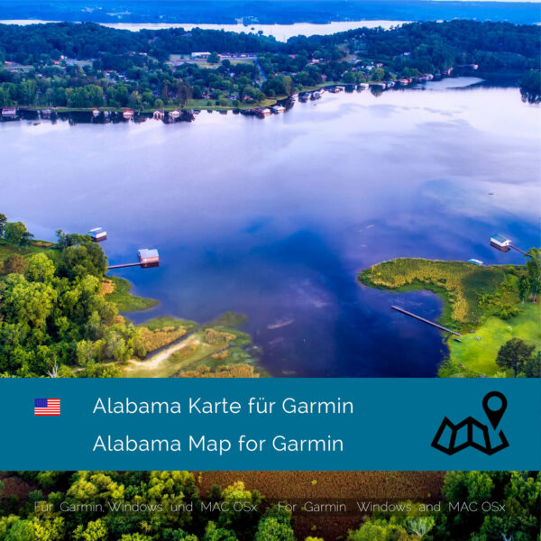 Alabama (USA) Garmin Map Download