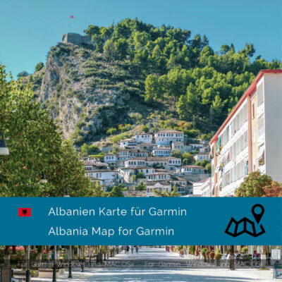 Albania - Download GPS Map for Garmin PC & MAC