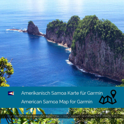 American Samoa - Download GPS Map for Garmin PC & MAC