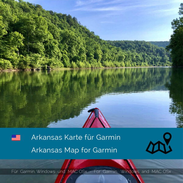 Arkansas (USA) Garmin Map Download