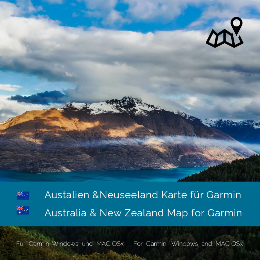 New Zealand Download GPS Map for Garmin Garmin WorldMaps