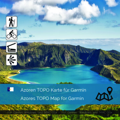 Azores Topographic Map Garmin