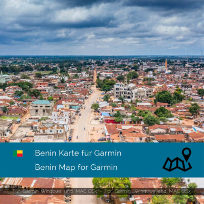 Benin - Download GPS Map for Garmin PC & MAC