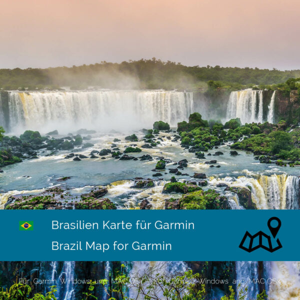 Brazil - Download GPS Map for Garmin PC & Mac