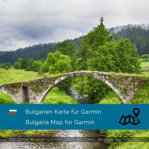 Bulgaria - Download GPS Map for Garmin PC & MAC