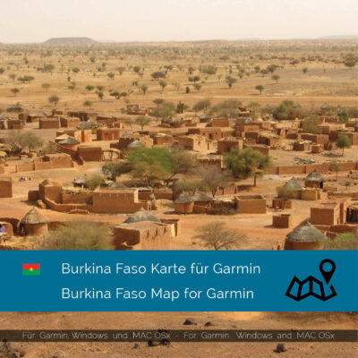 Burkina Faso - Download GPS Map for Garmin PC & MAC