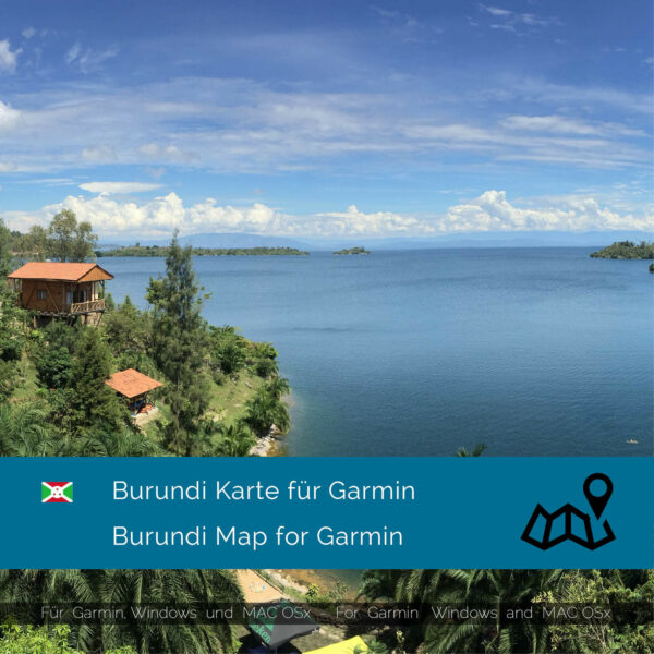 Burundi - Download GPS Map for Garmin PC & MAC