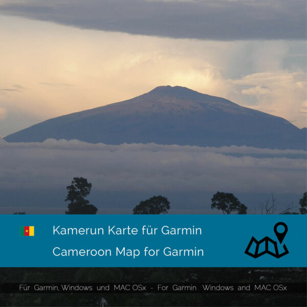 Cameroon - Download GPS Map for Garmin PC & MAC