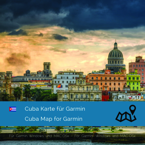 Cuba - Download GPS Map for Garmin