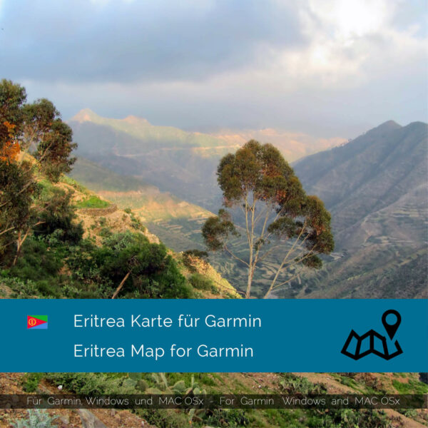 Eritrea - Download GPS Map for Garmin PC & MAC