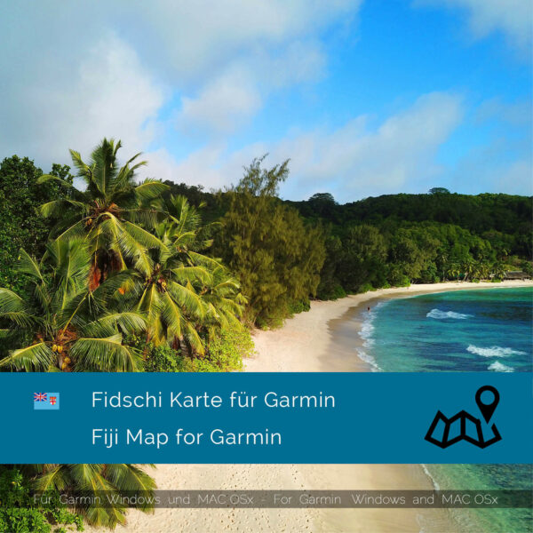 Fiji - Download GPS Map for Garmin PC & MAC