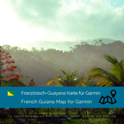 French Guiana - Download GPS Map for Garmin PC & Mac