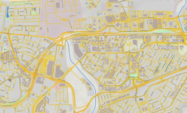 Topographic map Garmin sample GCC States DEM map