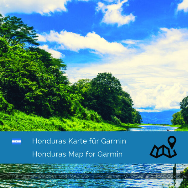 Honduras - Download GPS Map for Garmin