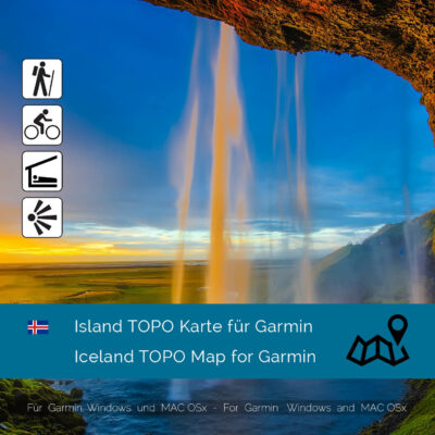 Iceland TOPO Garmin map Download