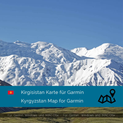 Kyrgyzstan - Download GPS Map for Garmin PC & MAC