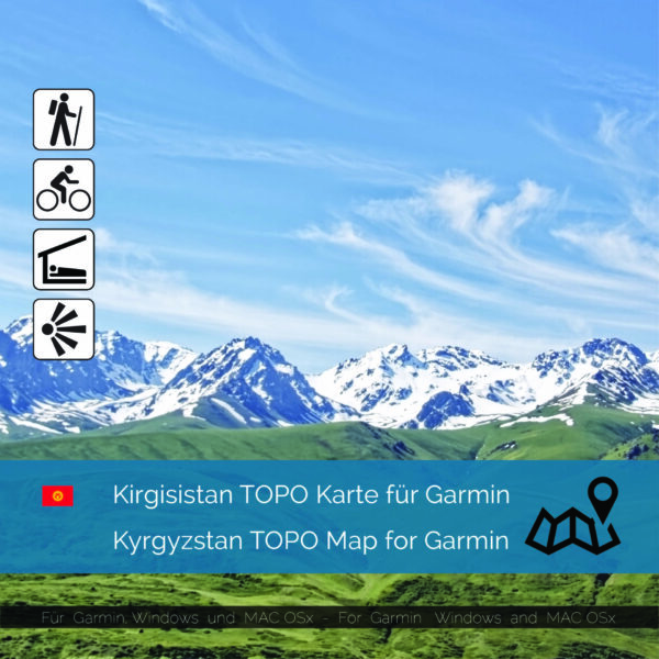 Kyrgyzstan Topo Map Garmin