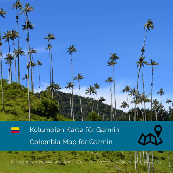 Colombia - Download GPS Map for Garmin