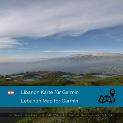 Lebanon - Download GPS Map for Garmin PC & MAC