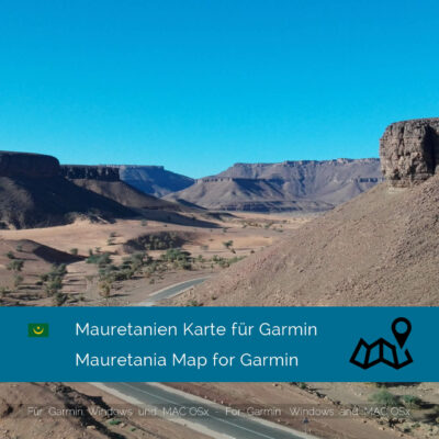 Mauritania - Download GPS Map for Garmin