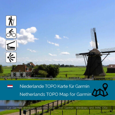 Netherlands TOPO Garmin map Download