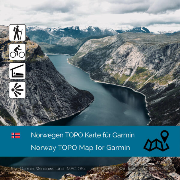 Norway TOPO Garmin map Download