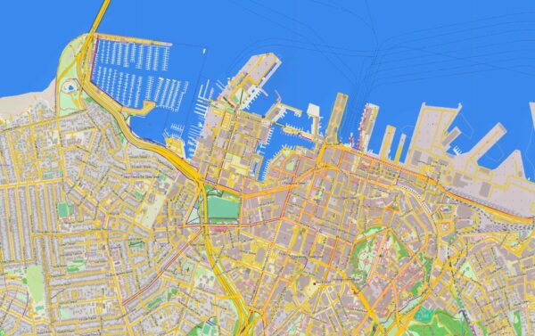 Oceania sample Topographic Map Garmin