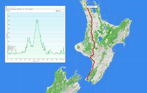 Oceania sample Topographic Map Garmin