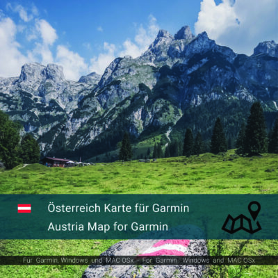 Austria Map for Garmin GPS. Download.