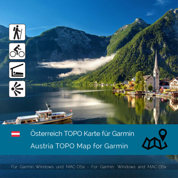 Austria TOPO Garmin map Download