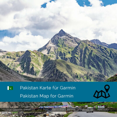 Pakistan - Download GPS Map for Garmin PC and Mac