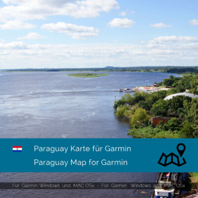 Paraguay - Download GPS Map for Garmin PC & Mac