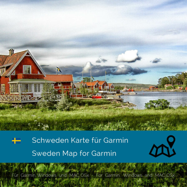 Schweden - Download GPS Map for Garmin PC and Mac