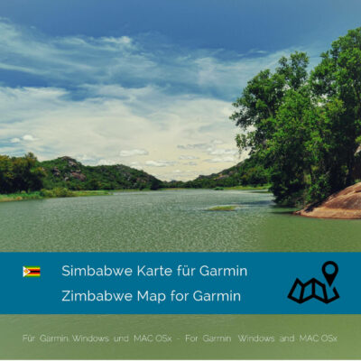 Zimbabwe - Download GPS Map for Garmin PC & MAC