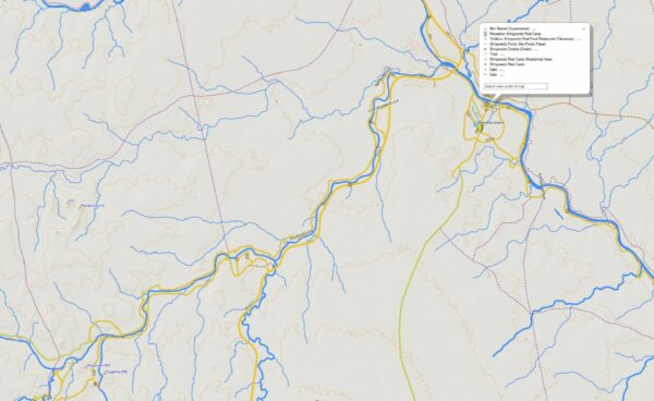 Africa topographic map for Garmin Map Sample