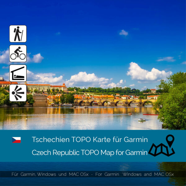 Czech Republic TOPO Garmin map Download