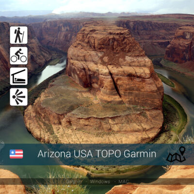 Arizona USA Topographic Map Garmin