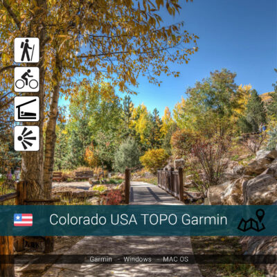 Colorado USA Topographic Map Garmin