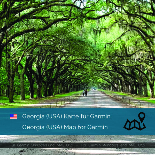 Georgia (USA) Map Garmin