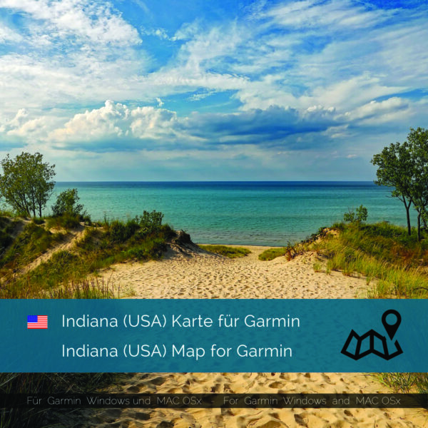 Indiana (USA) Map Garmin