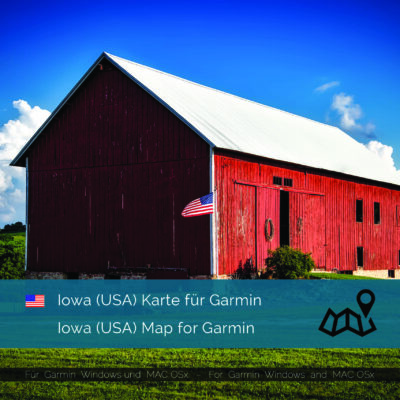 Iowa (USA) Map Garmin