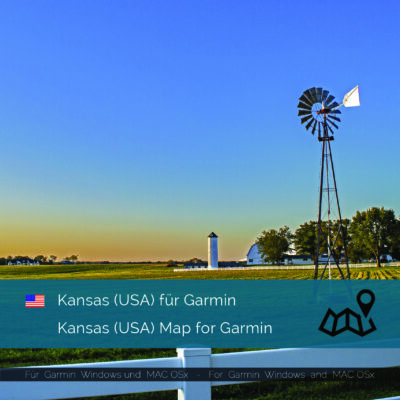 Kansas (USA) Map Garmin