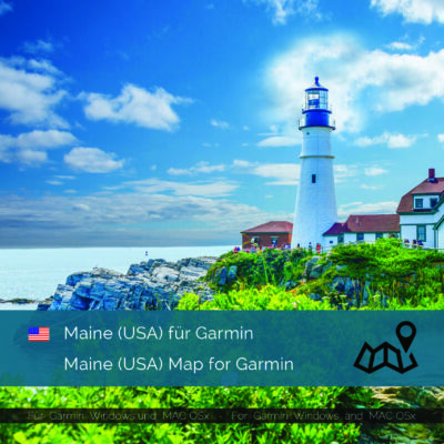 Maine (USA) Map Garmin