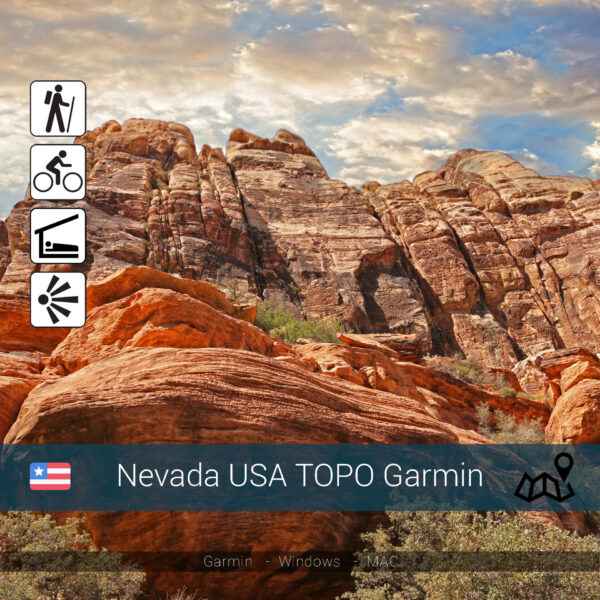 Nevada USA Topographic Map Garmin