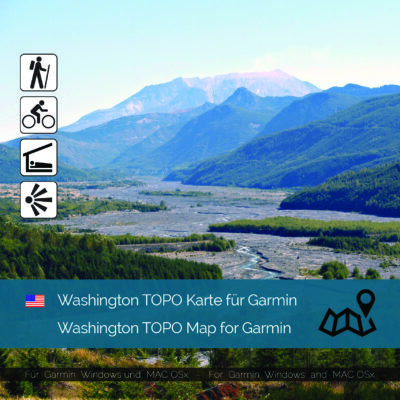 Washington Topographic Map Garmin