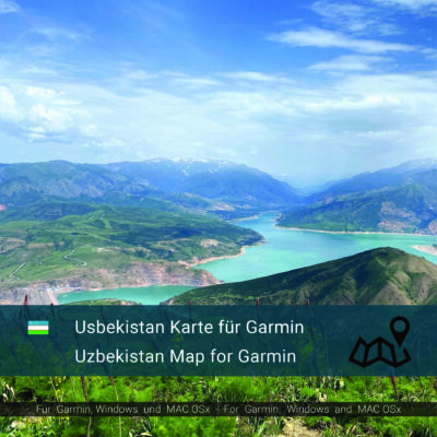 Uzbekistan Map for Garmin