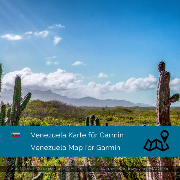 Venezuela - Download GPS Map for Garmin PC & Mac